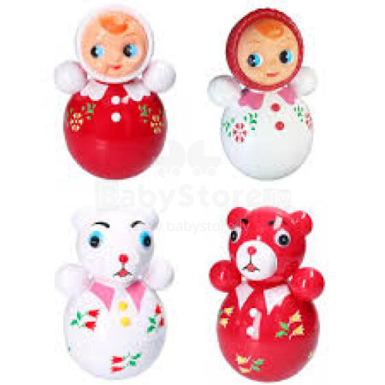 I-Toys Art.B-4047 Игрушка Неваляшка для малышей 15см