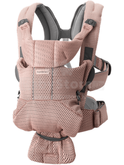 Baby Bjorn Move Art.099003 Dusty Pink 3D Mesh Кенгуру повышенной комфортности от 3,5 до 11 кг