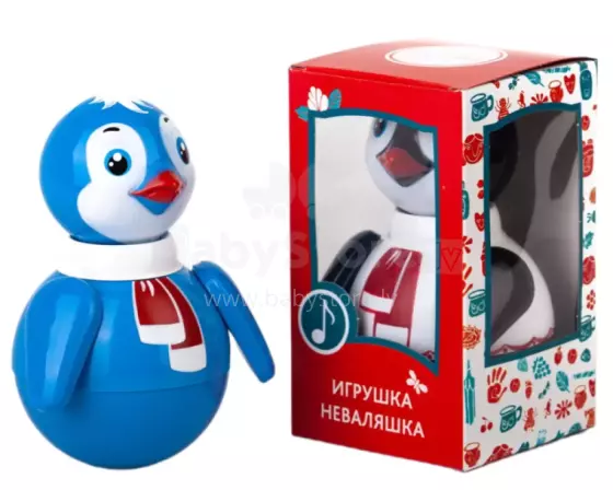 Kids Book  Tumbler Art.226514 Игрушка Неваляшка для малышей 15 см