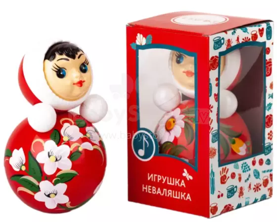 Kids Book  Tumbler Art.226515 Игрушка Неваляшка для малышей 15 см