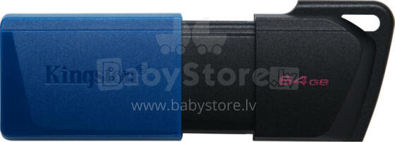 Zibatmiņas disks Kingston Kingston 64GB DT EXODIA M USB3.2 GEN 1/(BLACK+BLUE) DTXM/64GB