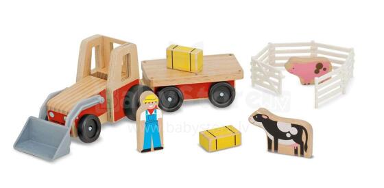 Melissa&Doug Farm Tractor Art.19392 Koka traktors