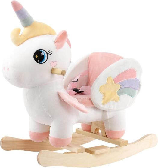 Little Rocker Unicorn Art.226692  Мягкое кресло-качалка   с поддержкой спинки