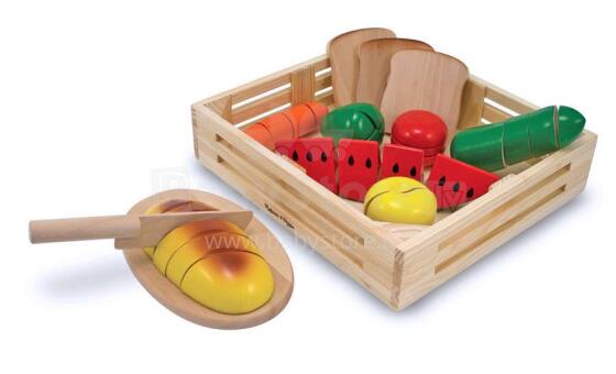 Melissa&Doug Cutting Food Art.10487 Набор продуктов на липучке