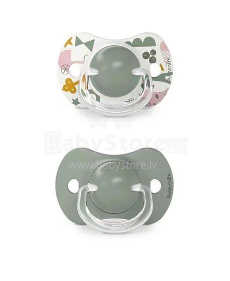 083096 PACIFIER SX PRO 18+ 2PCS OLIVE 308278
