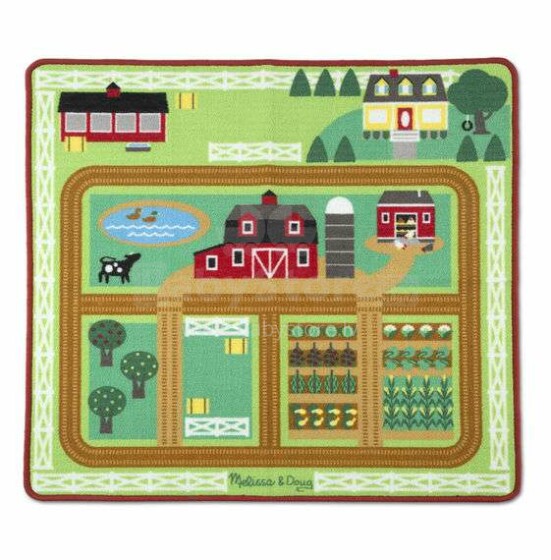 Melissa&Doug Farm Rug Art.19425 Детский коврик для игр с животными 100x89см