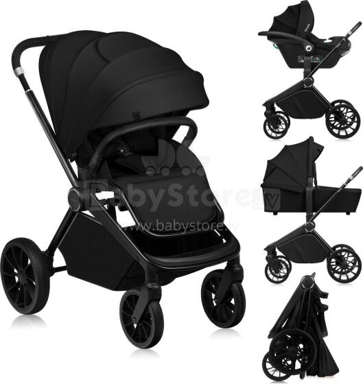 Lionelo Mika Plus 3 in 1 Art.226858 Black Onyx