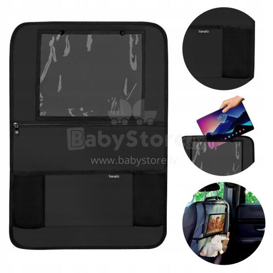 Lionelo Seat Protector Art.226860 Black Aizsargpārvalks autosēdeklim