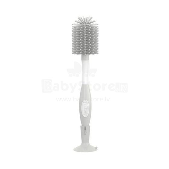 AC141 BOTTLE BRUSH SOFT SILICONE BRISTLES GREY