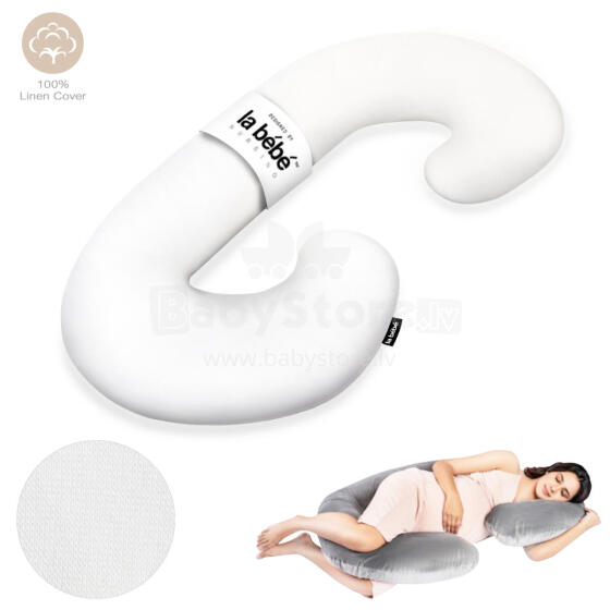 Maternity Pillow Memory Eco Sì -Duo Art.227023 Daudzfunkcionāls spilvens/pakavs grūtniecēm (Si-Duo),ar memory foam (īpaši mīksts un kluss pildījums, kas pielagojas ķermenim), 155x80cm