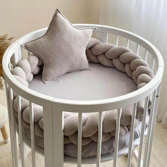 Ingvart Smart Bed 9 in 1 Art.227061 Cappucino  Apaļa Daudzfunkcionāla gulta 9 vienā