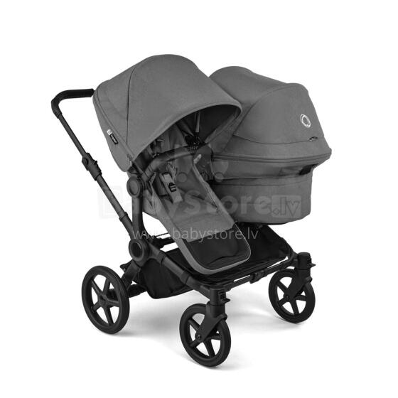 Bugaboo Donkey 6 Double Art.22711 Moon Grey Детская универсальная коляска трансформер для погодок