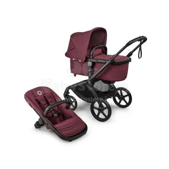 Bugaboo Fox 5 2 in 1 Art.227126 Dark Cherry  Детская универсальная коляска трансформер