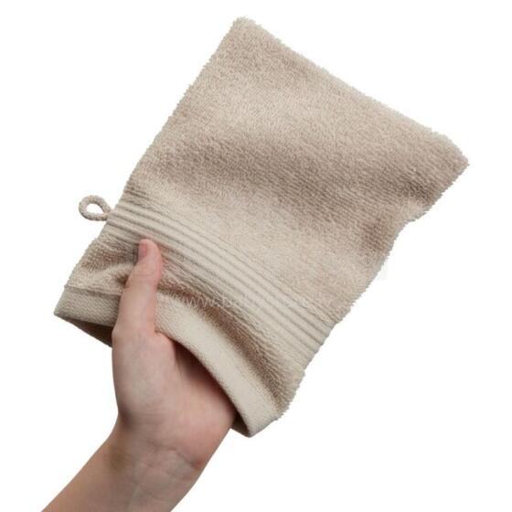 Washing Glove Art.227554 Sand Хлопковая варежка для мытья