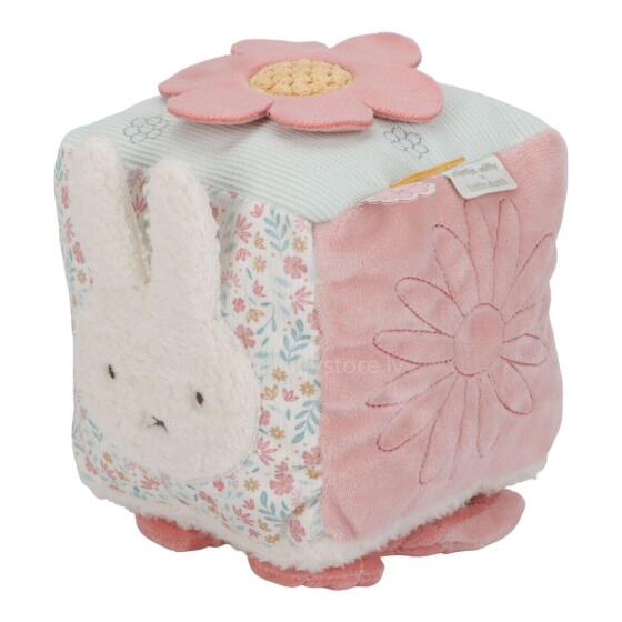 Little Dutch Soft Activity Cube Art.NIJN362 Lucky Blossom  Mīkstais attīstošais klucis