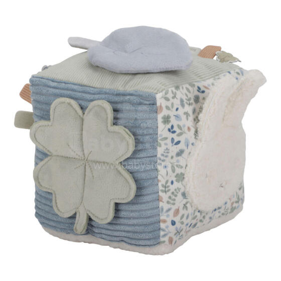 Little Dutch Soft Activity Cube Art.NIJN462 Lucky Leaves  Mīkstais attīstošais klucis