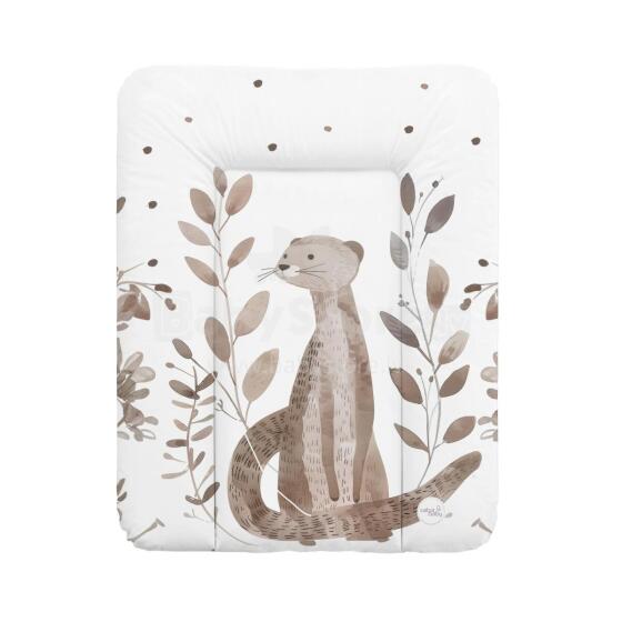 CebaBaby soft  Art.143-000-786 changing mat 50x70 Basic Clever Otter Мягкий матрасик для пеленания (Пеленальная поверхность)