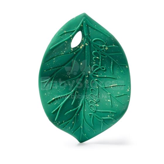 Oil Carol Teether Toy Art.227780 Leaf zobgrauznis no naturāla kaučuka