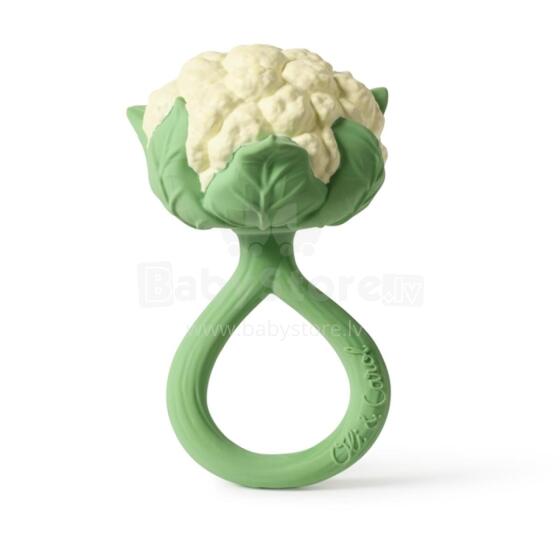 Oil Carol Teether Toy Art.227782 Cauliflower zobgrauznis no naturāla kaučuka