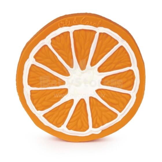 Oil Carol Teether Toy Art.227786 Orange Прорезыватель для зубов  (натуральный каучук)