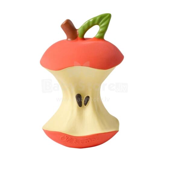 Oil Carol Teether Toy Art.227792 Apple zobgrauznis no naturāla kaučuka