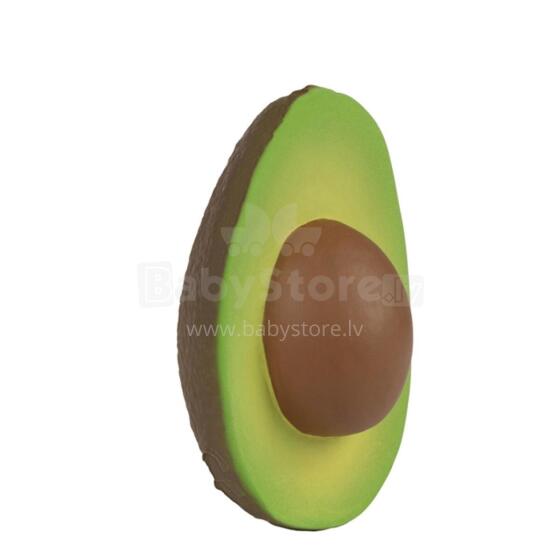 Oil Carol Teether Toy Art.227792 Avocado Прорезыватель для зубов  (натуральный каучук)