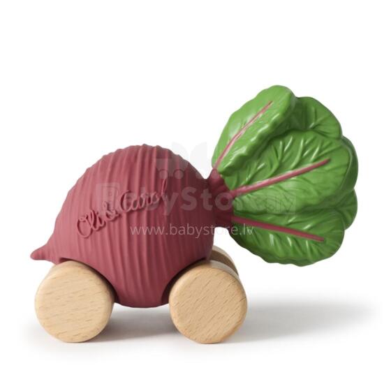 Oil Carol Baby Car Art.227798 Beetroot Детская машинка  (натуральный каучук)
