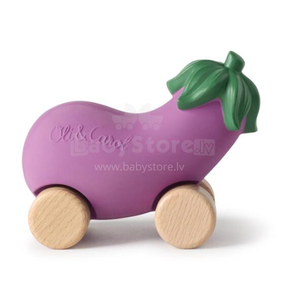 Oil Carol Baby Car Art.227799 Eggplant Bērnu mašīna no dabīga kaučuka