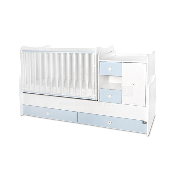 Lorelli MiniMax Art.10150500039A Blue Детская кровать-трансформер с комодом