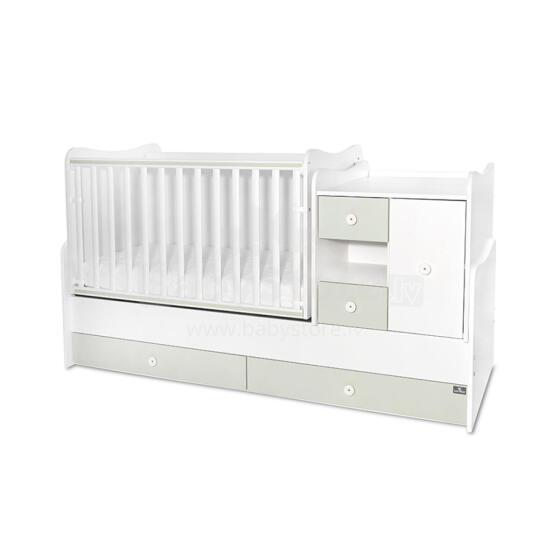 Lorelli MiniMax Art.10150500040A Green Детская кровать-трансформер с комодом