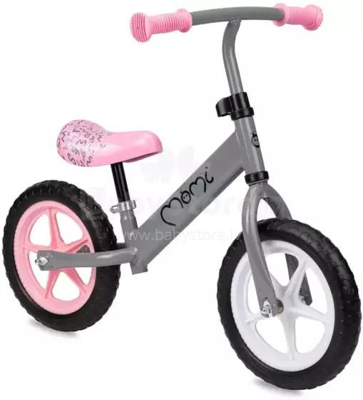 Momi  Balance Bicycle Fleet Art.ROBI00064 Grey  Детский велосипед - бегунок с металлической рамой