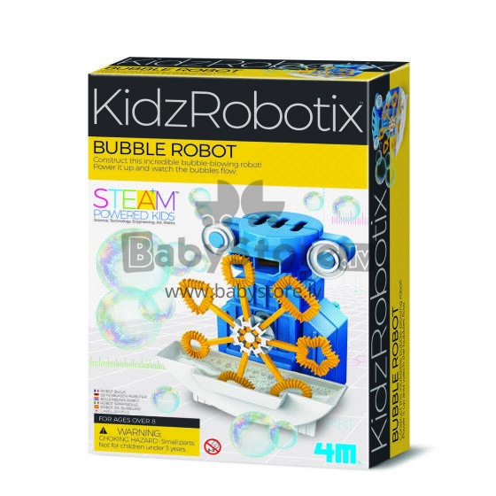 4M KidzRobotix Набор для творчества Робот для мыльных пузырей