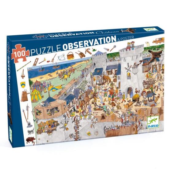 Observation puzzles - Fortified castle - 100 pcs
