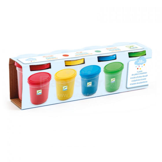 Plastilīns - 4 krāsas – Dabīgie toņi