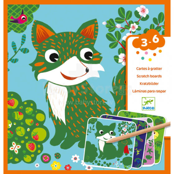 Scratch cards - Country creatures