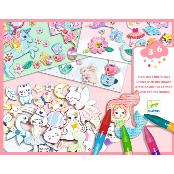 Create with shapes - A world to create, girls