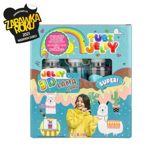 Tubi Jelly komplekts ar 3 krāsām - Lama