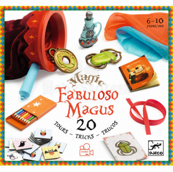 Burvju triku komplekts - Fabuloso Magus - 20 triki