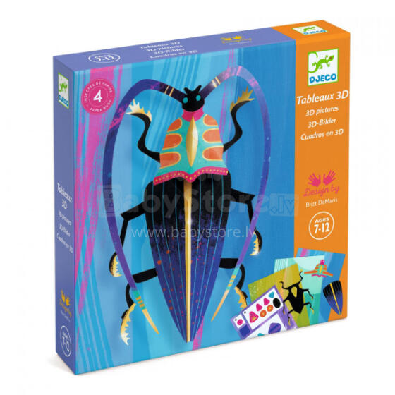 Paper creations - 3D pictures - Paper bugs