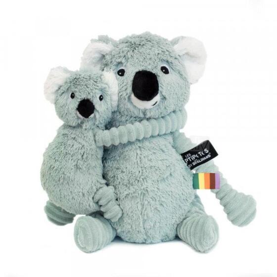 Plush toy - Ptipotos - Koala Mum&Baby - Mint