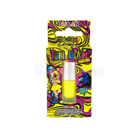 Tubi Glam - Nail polish - Neon Yellow