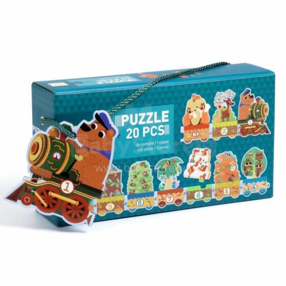 Puzzle Trio - I count (20 pcs)