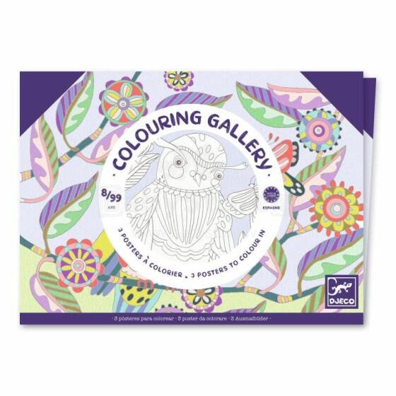 Bilžu galerija - Krāsojamās lapas - Putni