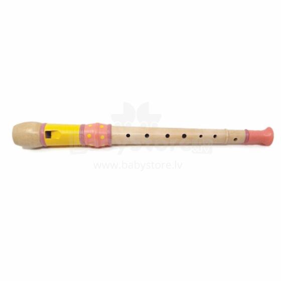 Svoora - Wooden Flute - Peacock - Yellow