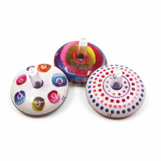 Svoora - Mini Retro Spinning Tin Top - Esperides (1 pc., 3 designs)