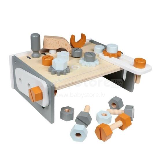 Wooden table workbench