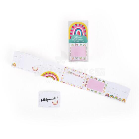 Good Feelings - - Set of 30 name labels, 2 assorted