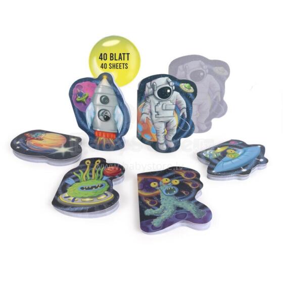 Space Adventure - Mini blocks 40 sheets, 6 assorted