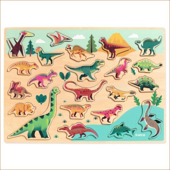 Wooden puzzle - Puzzlo Dino