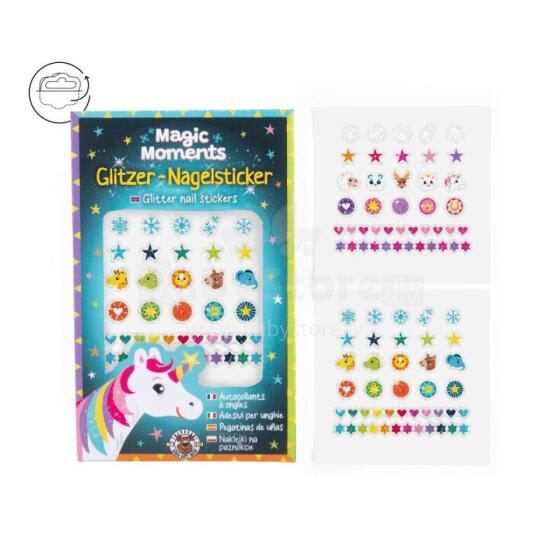 Magic Moments - Glitter nail stickers (44 pcs.)